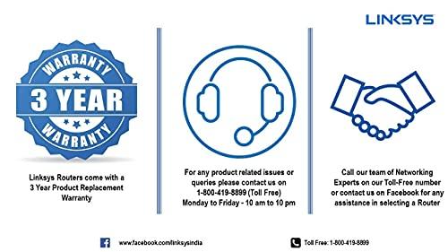 Linksys Linksys Velop Mesh Home WiFi System, 1,500 Sq. ft Coverage, 10+ Devices, Speeds up to (AC1300) 1.3Gbps - WHW0101