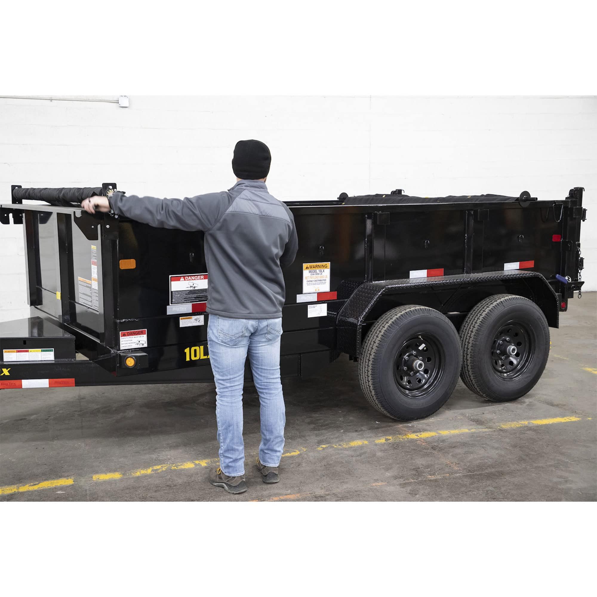 Buyers Products Buyers Products DTR7515 Aluminum Tarp System with Mesh Tarp, 7-1/2 X 15 Feet