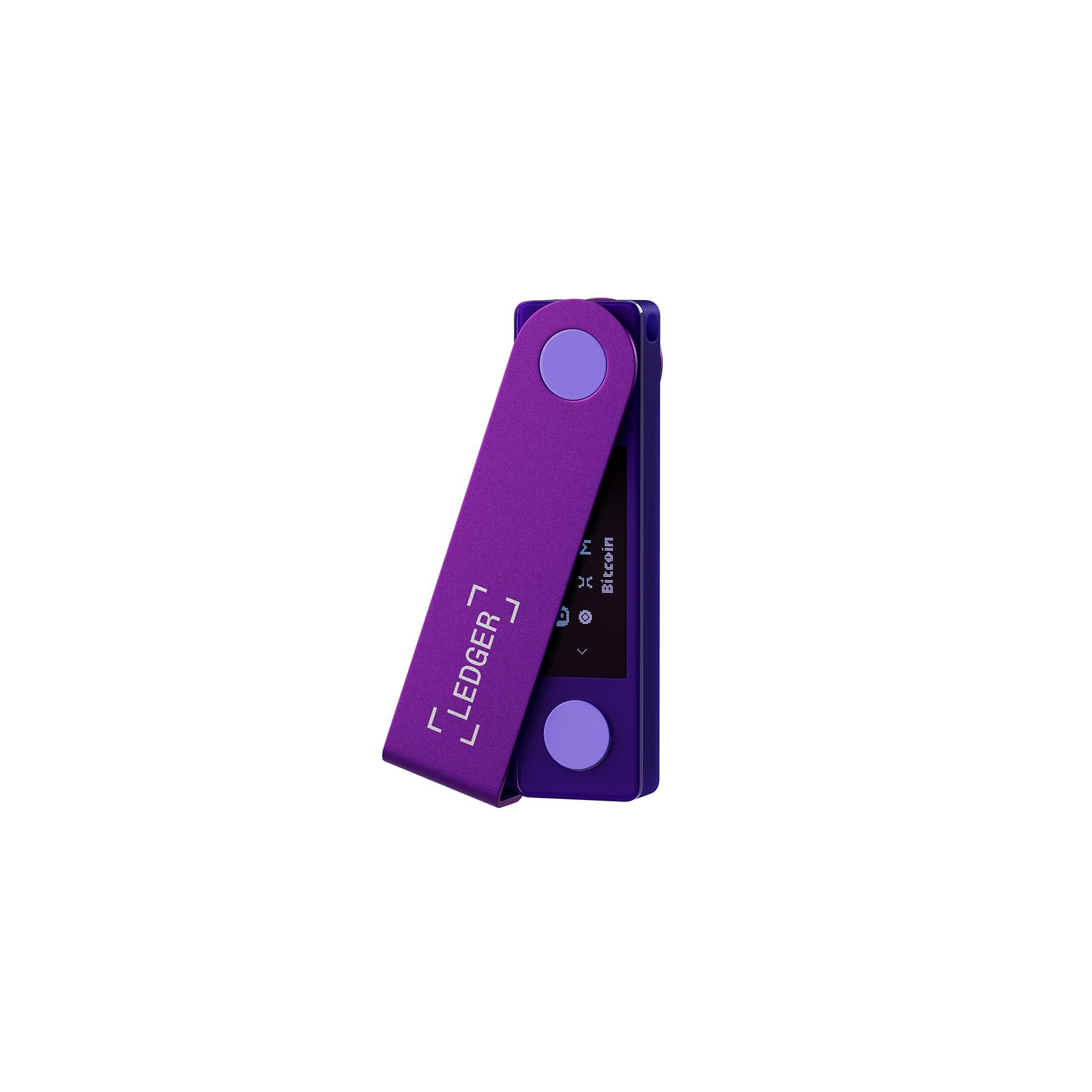 Ledger Ledger Nano X (Amethyst Purple) - Secure and Manage Your Crypto & NFTs on-The-go with Our Bluetooth-Enabled Hardware Wallet