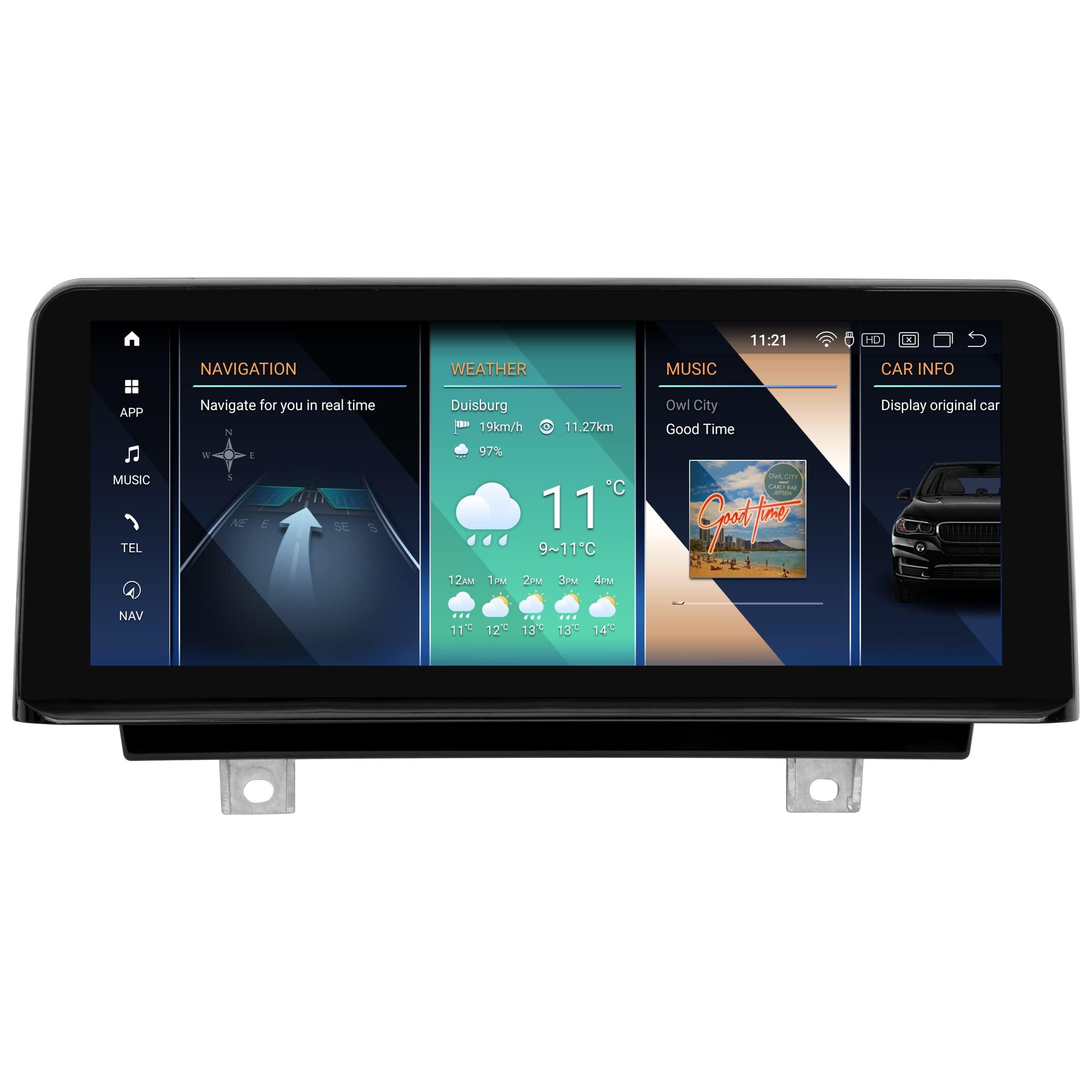 TAFFIO Compatible with: BMW F30 F31 F32 F34 F35 F36 EVO 10.25" Touchscreen Android GPS Navi Carplay