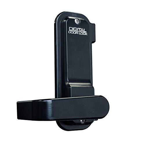 Lockey USA Lockey USA Sumo GL2 Jet Black Marine Grade Mechanical Combination Surface Mount Lever Gate Lock (GL2JBMG)