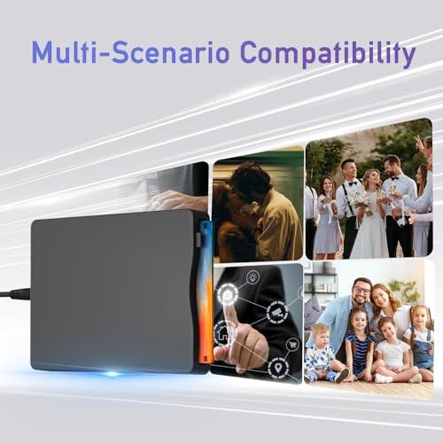 wintale wintale USB Floopy Drive,Portable 3.5\" USB External Floppy Disk Drive,Slim Plug and Play 1.44 MB FDD for PC Windows 2000/XP/Vista/7/8/10/11 Mac