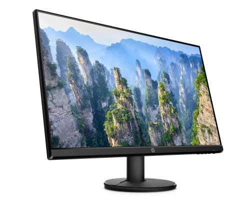 HP HP V27i FHD Monitor | 27-inch Diagonal Full HD Computer Monitor with IPS Panel and 3-Sided Micro Edge Design | Low Blue Light Screen with HDMI and VGA Ports | (9SV92AA#ABA) Black