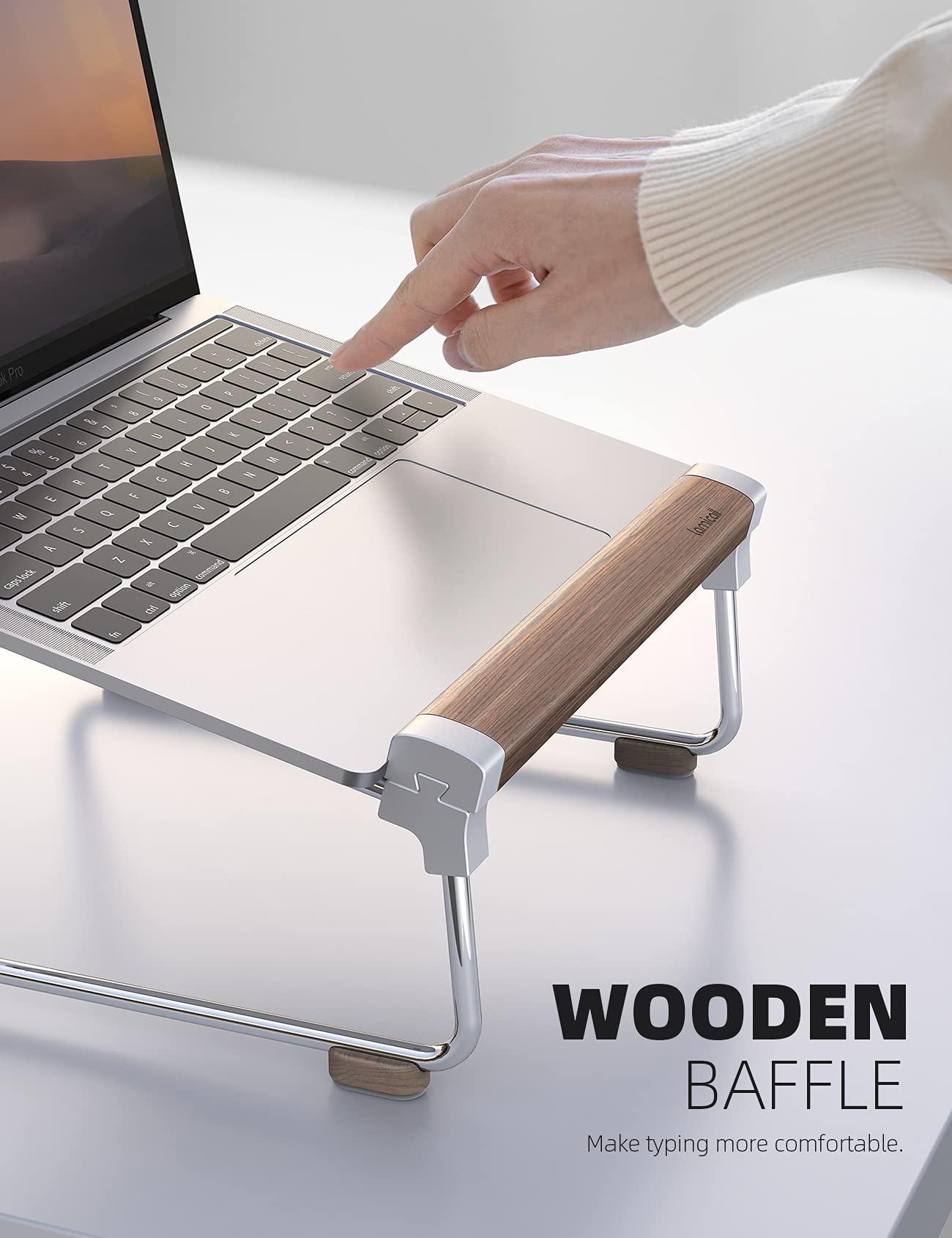 Lamicall Lamicall Tripod Tablet Stand and Wooden Laptop Stand