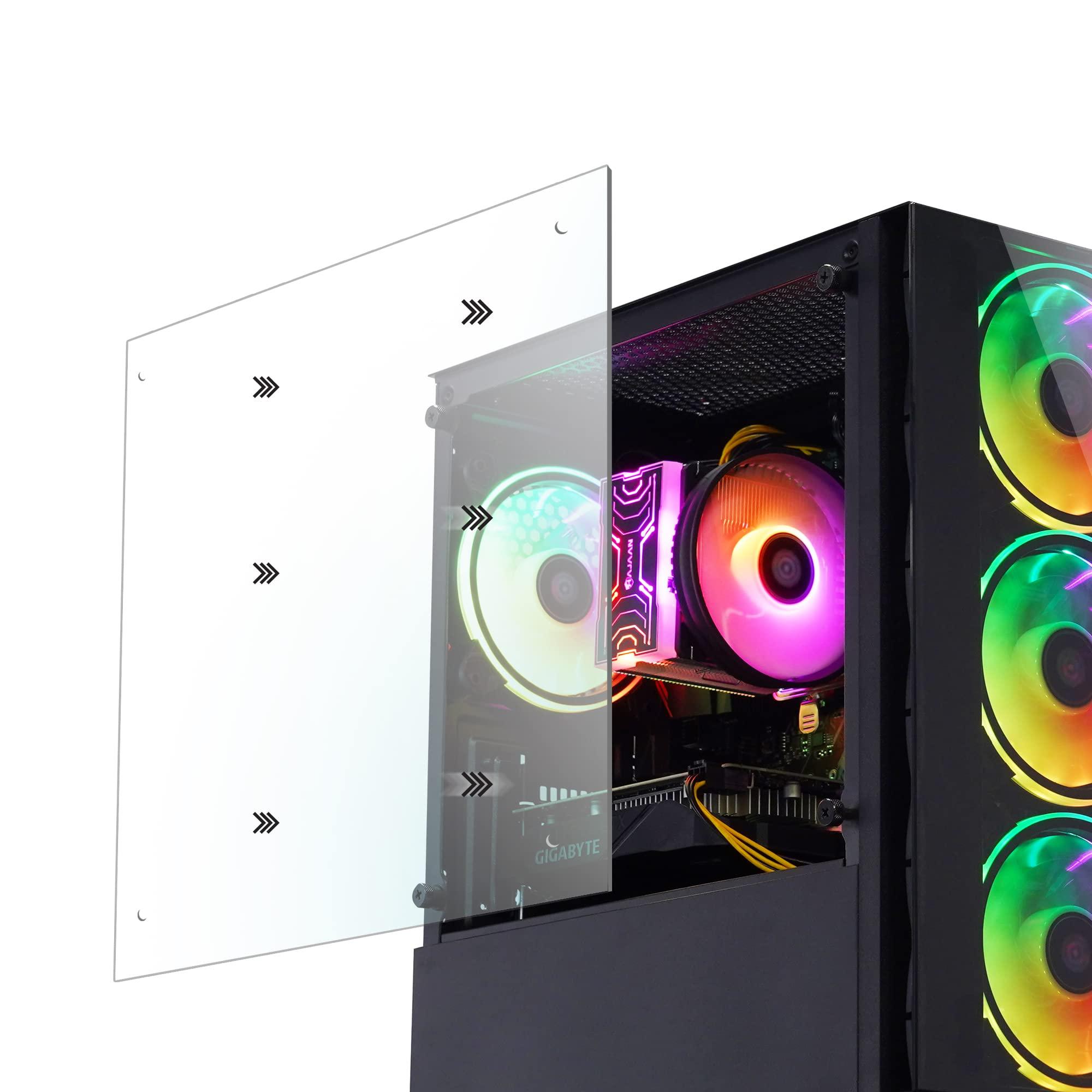 HAJAAN HAJAAN Breeze Gaming PC Tower (GeForce RTX 3060/Intel Core i5 13400F Processor up to 4.60 GHz/32GB DDR4 RAM/1TB SSD/WiFi/Windows 11 Pro)