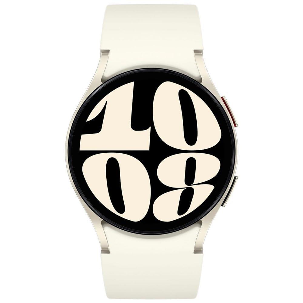 SAMSUNG SAMSUNG Galaxy Watch 6 (40mm, WiFi + 4G LTE) 1.3" Super AMOLED Smartwatch GPS Bluetooth, Fully Unlocked w/Sleep Coaching, Water Resistant, BP Monitor R935U (w/Fast Charger Cube, Gold) (Renewed)