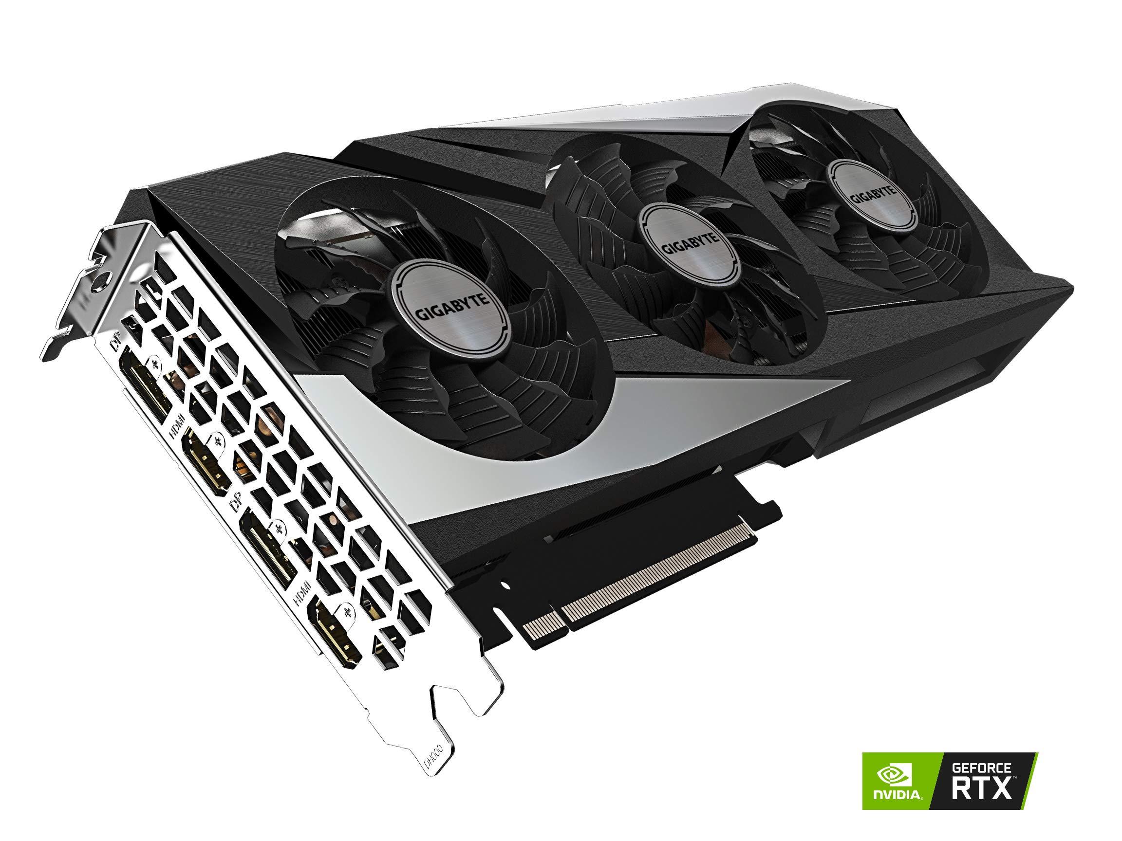 GIGABYTE GIGABYTE GeForce RTX 3060 Gaming OC 12G Graphics Card, 3X WINDFORCE Fans, 12GB 192-bit GDDR6, GV-N3060GAMING OC-12GD Video Card