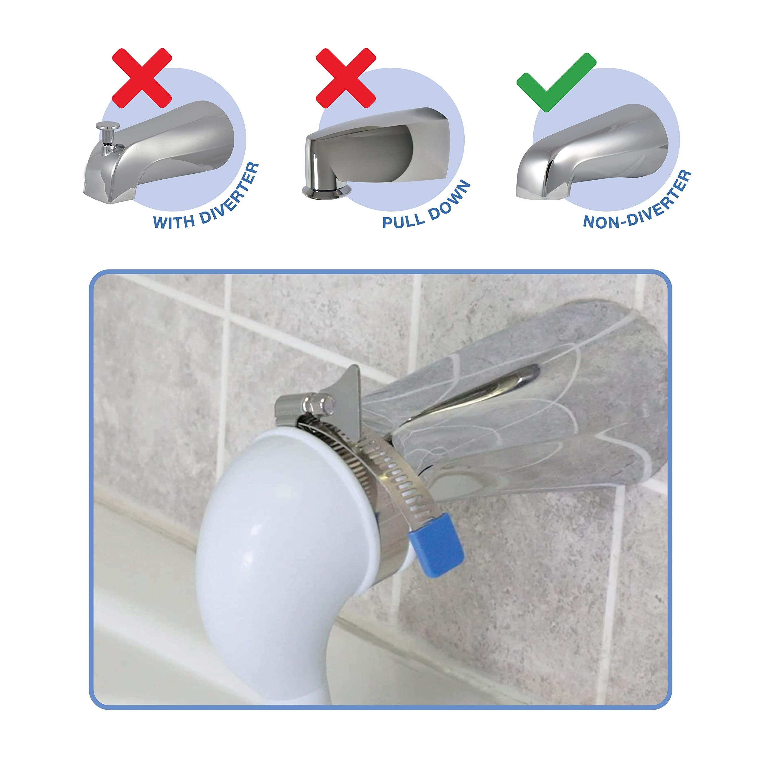 Danco Danco 10086 VersaSpray Portable Hand Held Shower Head Sprayer Fits Bathtubs without Diverter, (Pack of 1), White