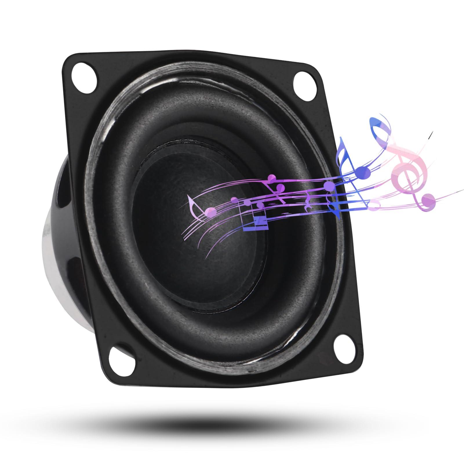 DWEII DWEII 2Pcs 2" 2inch 4Ohm 10W Full Range Audio Speaker Stereo Woofer Loudspeaker for Arduino 2inch 4Ohm 10W Full Range Audio Speaker Stereo Woofer Loudspeaker