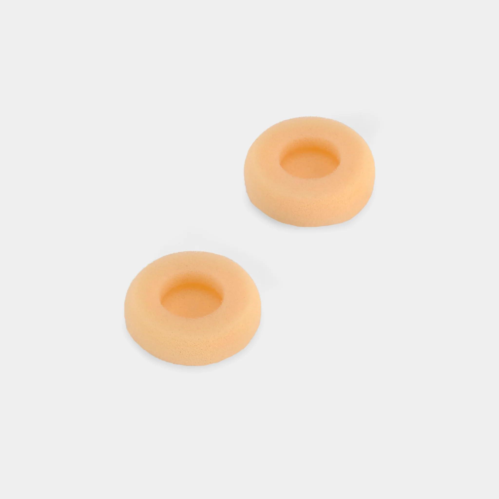 Retrospekt Replacement Foam Pad Cushions for Headphones - 1.5\" Diameter orange