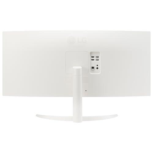LG LG 34SR60QC-W 34-inch QHD (3440x1440) Curved Smart Monitor with Streaming, UltraWide Screen, webOS, HDR10, 100Hz, Built-in Speaker, AirPlay2, Screen Share, Bluetooth, ThinQ App, White