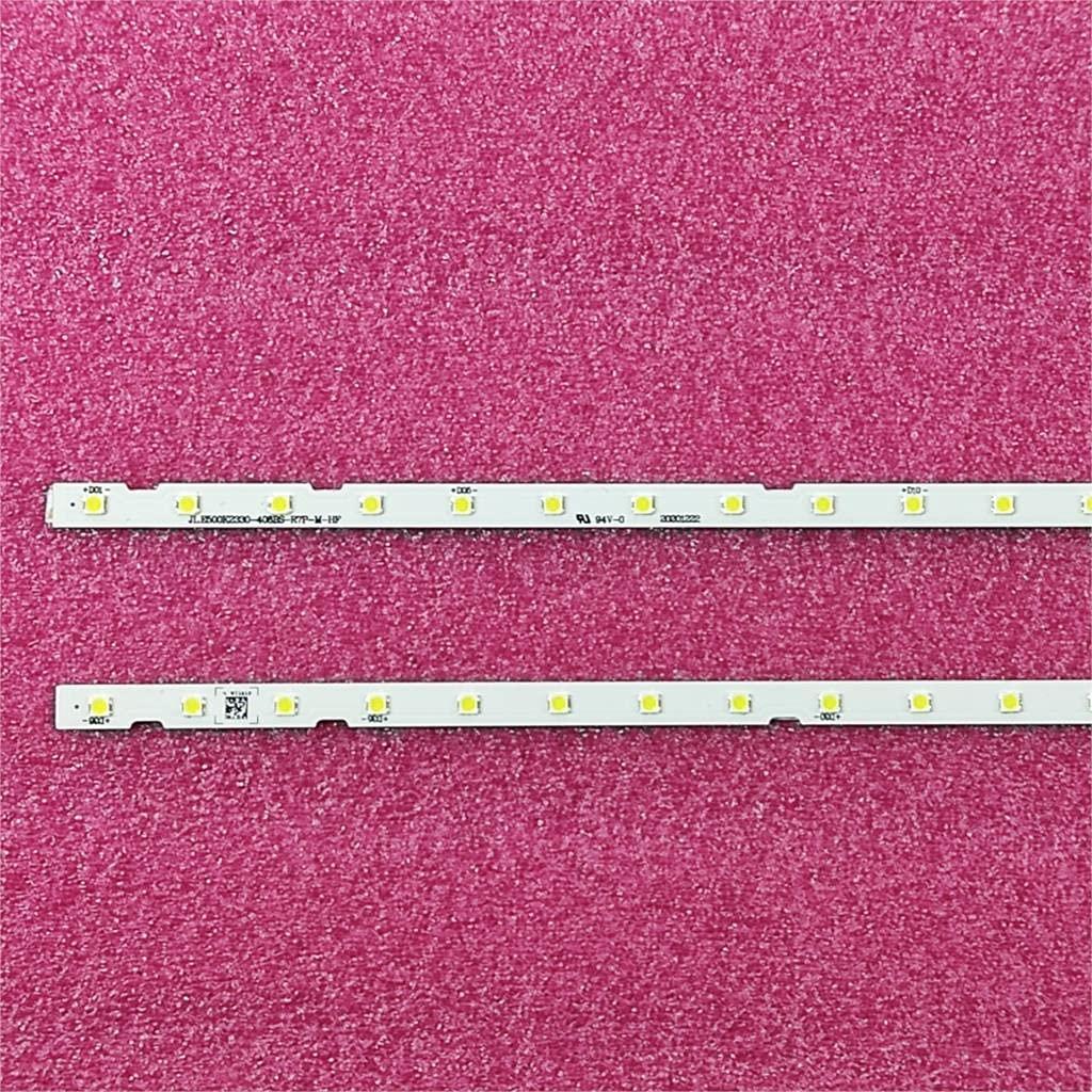 Stripledspareparts Replacement Part for TV LED Strip UN50NU7090 UN50NU7100 UN50NU7400 UE50RU7470 UE50RU7459 UE50RU7402 UE50RU7405 UE50RU7410 UE50RU7412 UE50RU7415 - (Type: 2 Pieces)