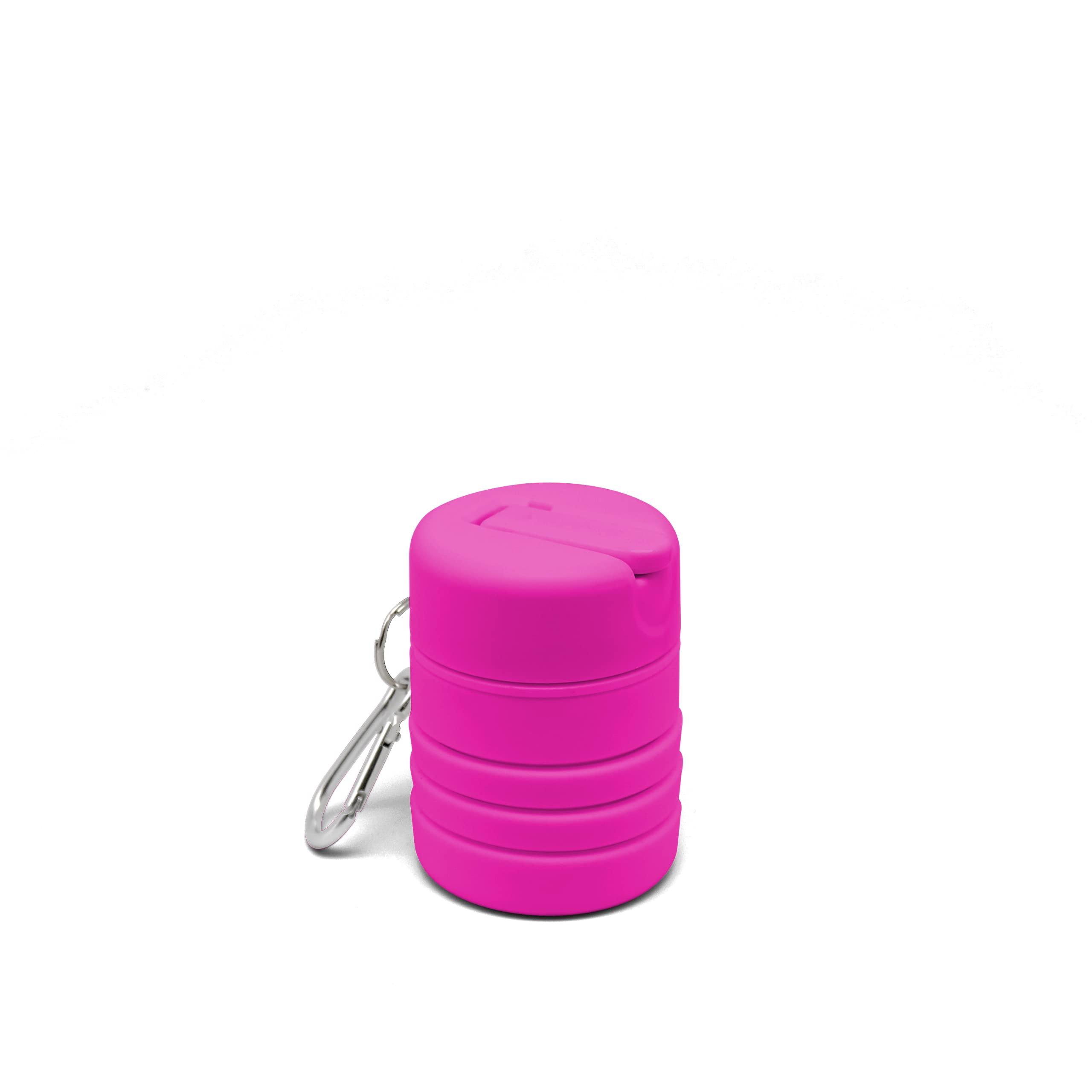 TUSHY Tushy Travel Bidet: Collapsible & Expandable for Discreet Portability | Refreshing Clean for Home, Camping, Outdoors & Travel (Helps Hemorrhoid Relief, Peri Bottle for Postpartum Care), Fuchsia Friday