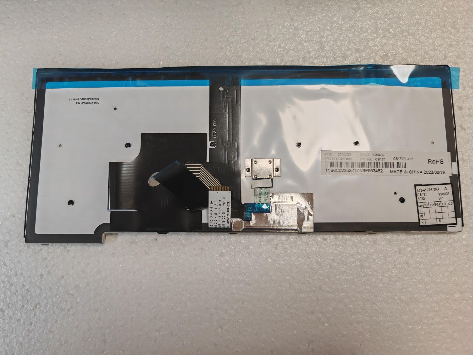 TSZPY TSZPY Spanish Backlit Keyboard for Lenovo ThinkPad T440 T440s T440p T450 T450s T460 T460P T431S E431 E440 L440 L450 L460 L470