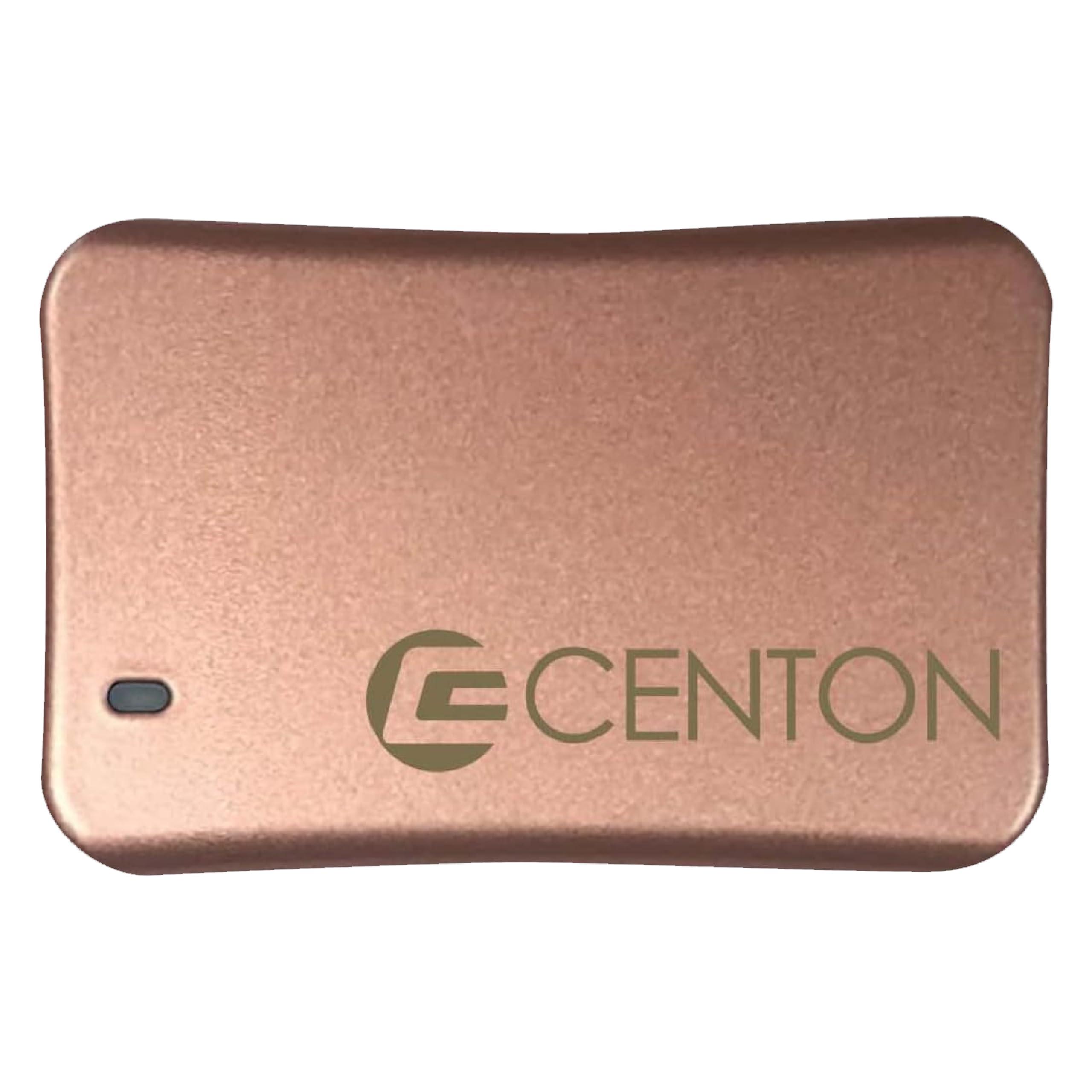 Centon Centon External SSD (Rose Gold Metallic), USB-C 3.2 Gen 2, 500GB