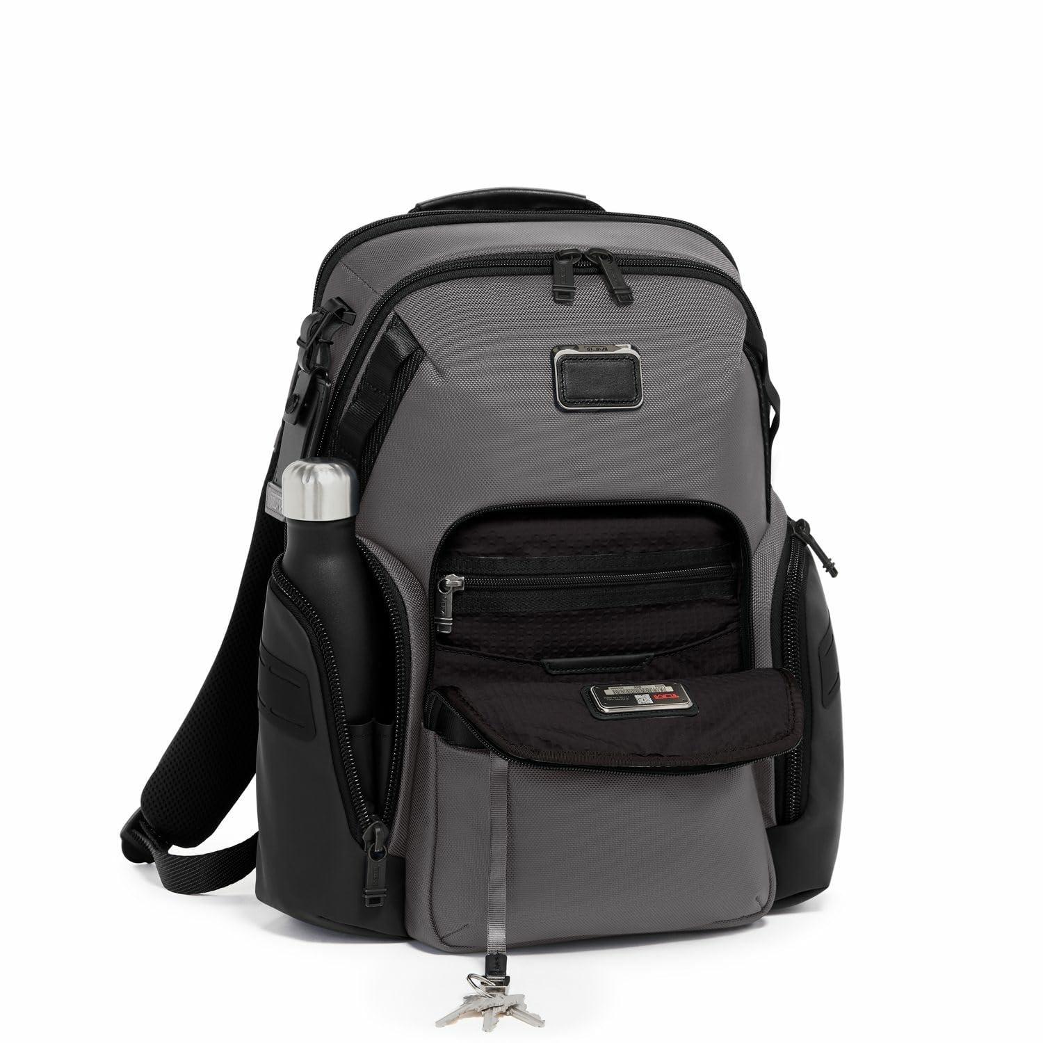 TUMI TUMI - Alpha Bravo Navigation Backpack - Everyday Travel Backpack - Fits Up to 15" Laptop - 16.0" X 14.0" X 7.3" - Charcoal