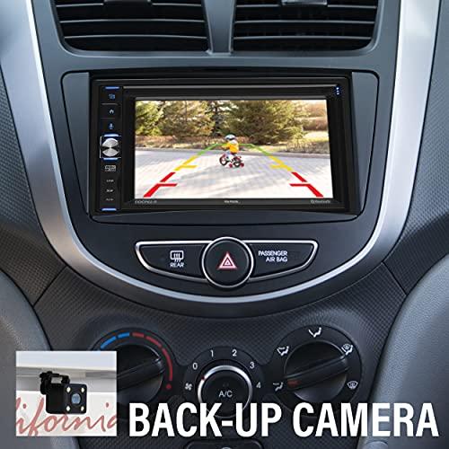 Sound Storm Laboratories Sound Storm Laboratories DDCP62-R Apple CarPlay Car Multimedia Player - Double-Din, 6.2 Inch Capacitive Touchscreen, Bluetooth, USB, SD, Aux AV in, No CD DVD, AM/FM, Backup Camera Included