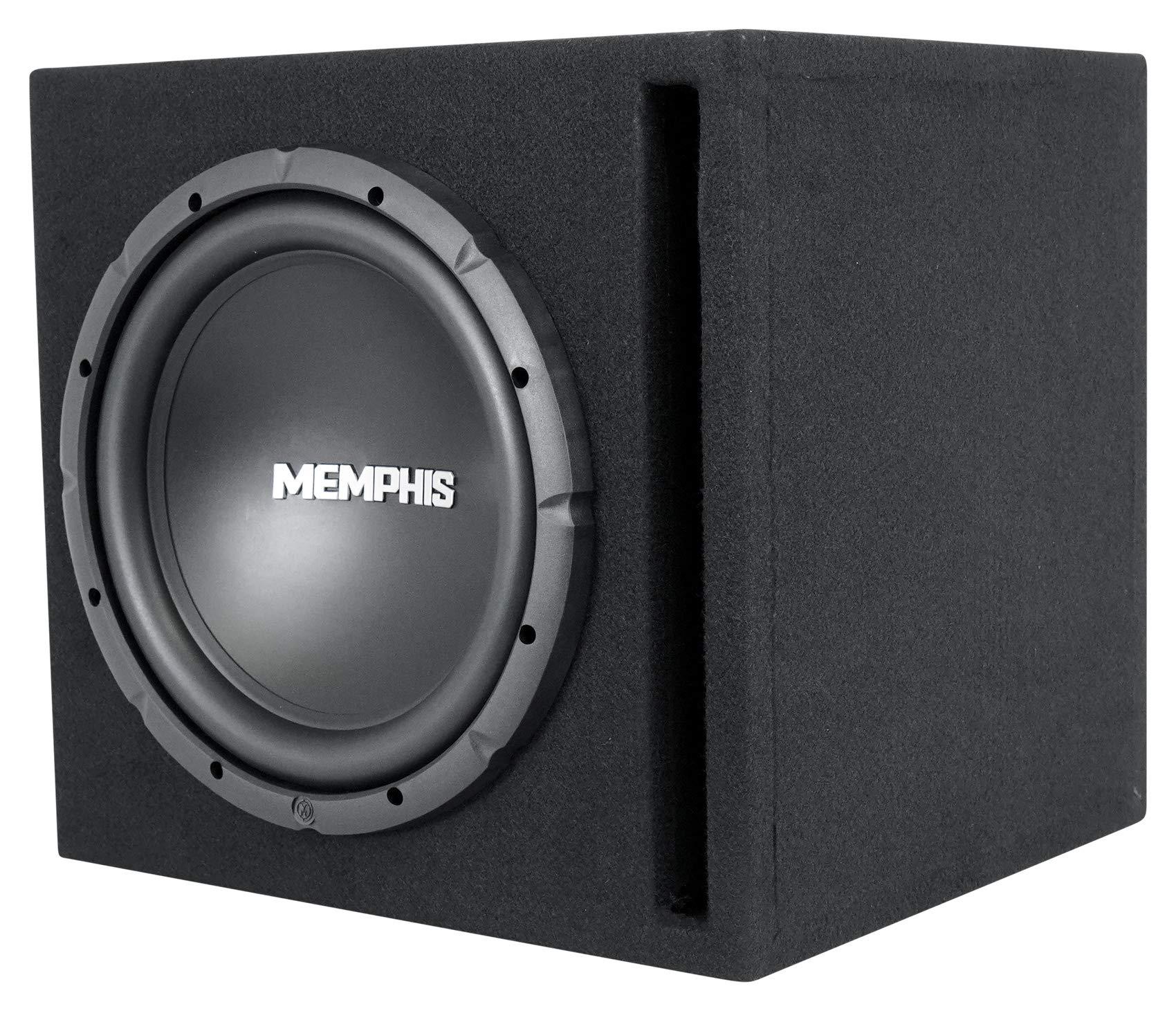 Memphis Memphis Audio SRXE112VP 12" 500w SRX Car Subwoofer Enclosure+Amplifier Package