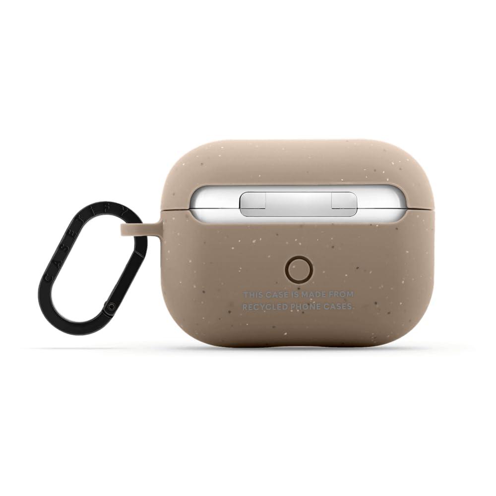 CASETiFY CASETiFY Bounce Airpods Pro (1st/2nd Gen) Case with Ring - sad Potato face - Matte Taupe
