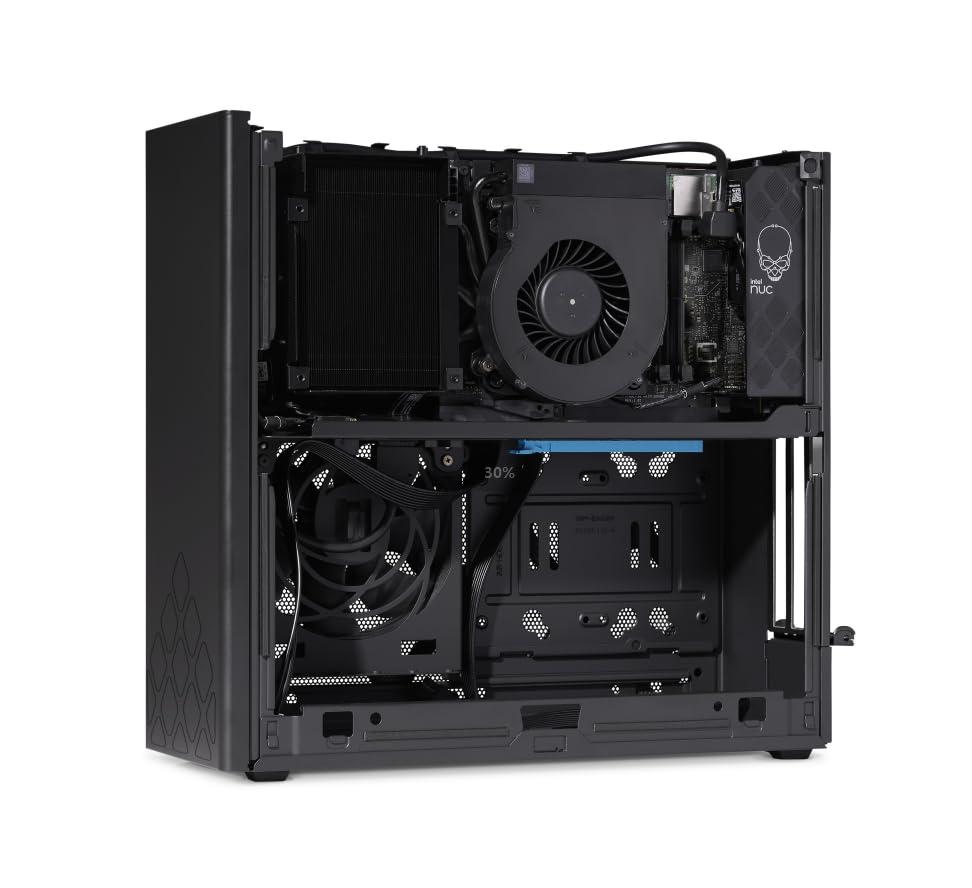 WEELIAO Intel NUC 13 Extreme Compute Kit NUC13RNGi5 Gaming Mini PC Gamer Desktop Computer, 13th Gen Core i5-13600K,up to 5.1 GHz,14 cores, WiFi 6, Bluetooth 5.2, BROAG HDMI Cable (Barebone NO RAM,SSD,OS)