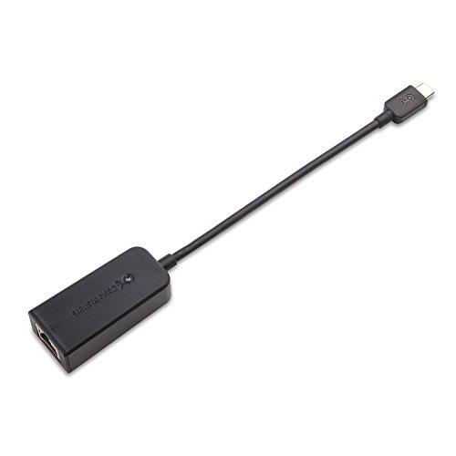 Cable Matters Cable Matters Plug & Play USB C to Ethernet Adapter with PXE, MAC Address Clone (Thunderbolt to Ethernet Adapter, Gigabit Ethernet to USB C) in Black - Compatible with MacBook Pro, XPS, Surface Pro