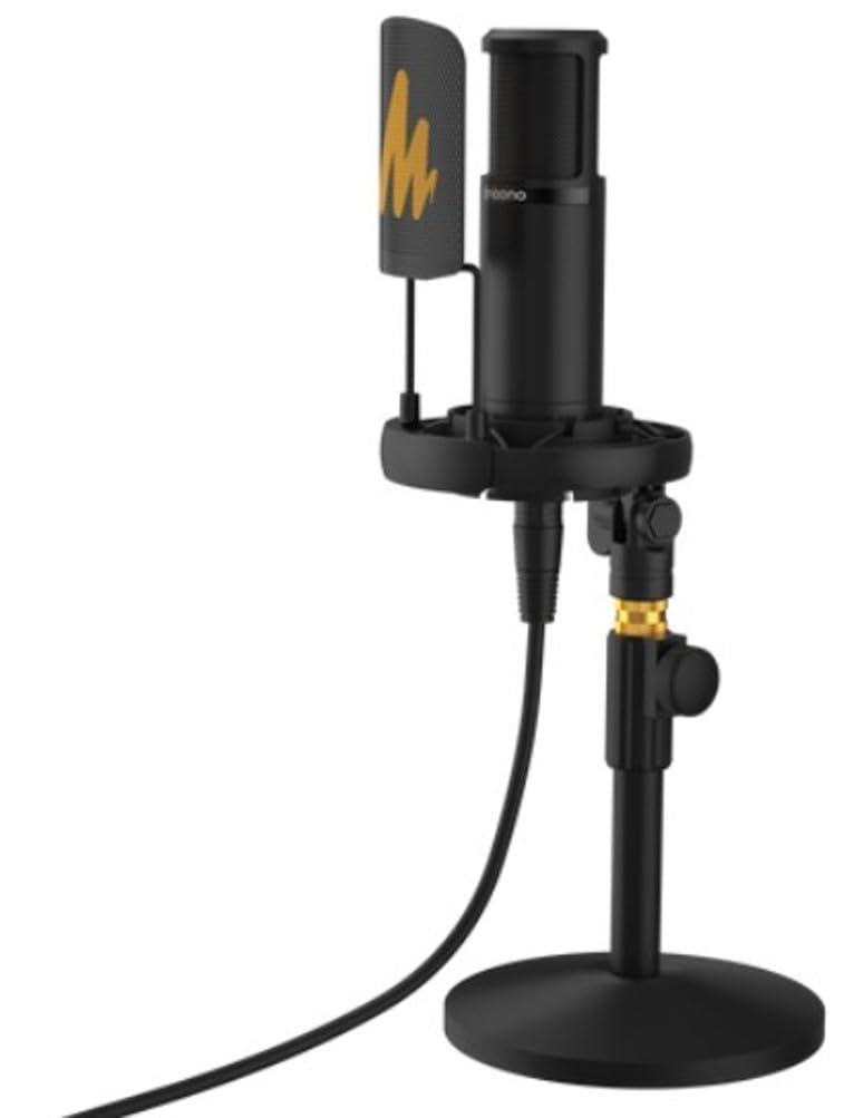 Generic HamiltonBuhl MPSK-CT2-XLR Media Production Studio Kit Content Creation Tools #2, Includes: On-Air! Podcast Kit, Portable Mixer Production System, Smart-Trek Deluxe Headphone & XLR Microphone