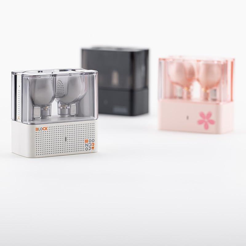 Moondrop Moondrop Block Semi in Ear Flath ead Earbuds True Wireless Earphones (White)