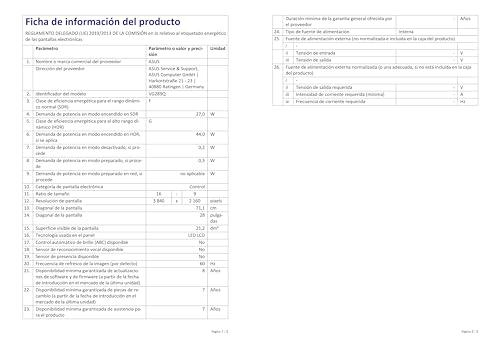 ASUS Computer Monitors