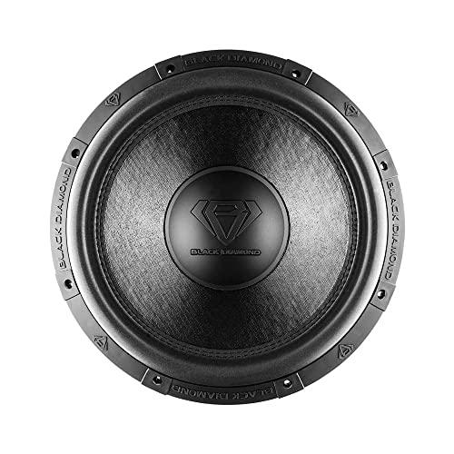 DS18 Black Diamond DIA-T15.2D 15 Inches Car Audio Subwoofer 2000 Watts 3" Dual Voice Coil 2+2 DVC 2 Ohm (1 Speaker)