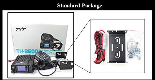 ANYSECU TYT TH-8600 Mini 25 Watt Dual Band Mobile Radio Station IP67 Waterproof Radio VHF UHF Transceiver