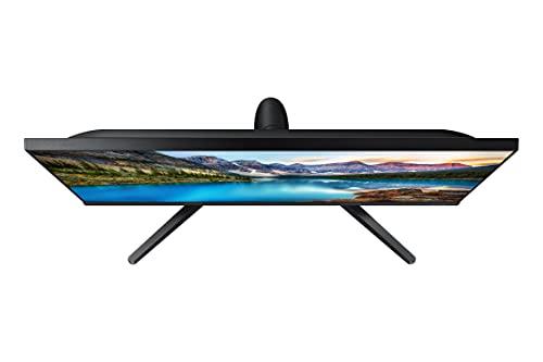 SAMSUNG SAMSUNG T37F Series 24-Inch FHD 1080p Computer Monitor, 75Hz, IPS Panel, HDMI, Display Port, VESA Compatible, 3 Yr WRNTY (LF24T374FWNXGO),Blue/Black