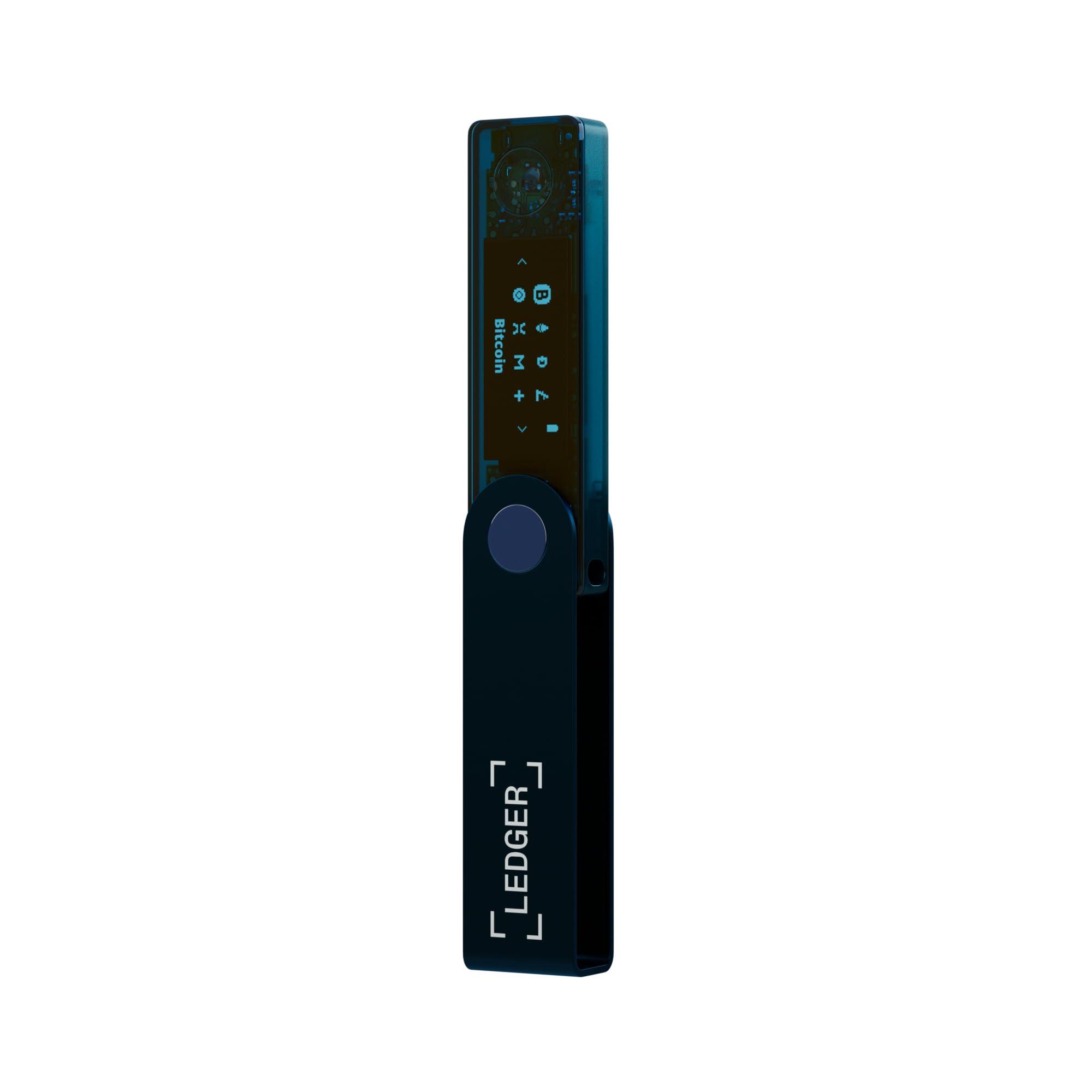 Ledger Ledger Nano X - Secure and Manage Your Crypto & NFTs on-The-go with Our Bluetooth-Enabled Hardware Wallet (Sapphire Blue)
