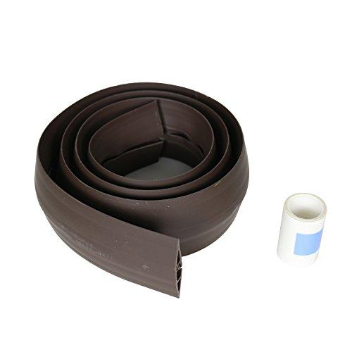 Wiremold Legrand Wiremold CDB-5 Corduct 5 Foot Cord Cover for Floors, Holds 1 Cord or Cable, Brown (1 Pack)