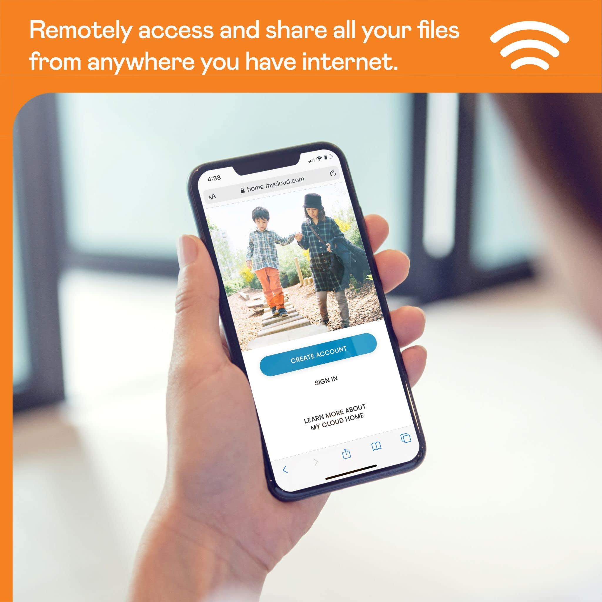 Western Digital WD 8TB My Cloud Home Personal Cloud Mechanical Hard Drive