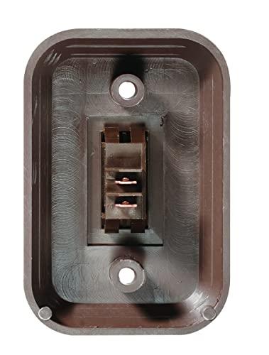 RV Designer RV Designer Collection S651 Wall Plate Switch Single On/Off, 3.53 inches x 2.39 inches