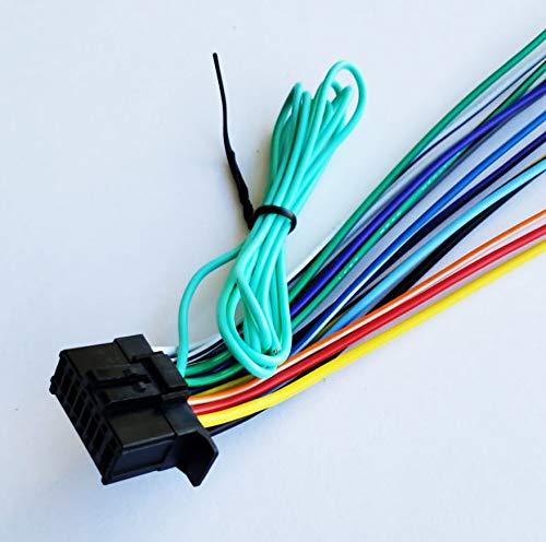 DirectNine Basics 16 Pin Auto Stereo Wiring Harness Plug for Pioneer KEH-P3600 / KEH-P3650 / KEH-P3700 / KEH-P4010 / KEH-P4020 / KEH-P4400 / KEH-P4600 / KEH-P4700 / KEH-P4750 / KEH-P4800 / Pioneer KEH-P490 / KEH-P4900