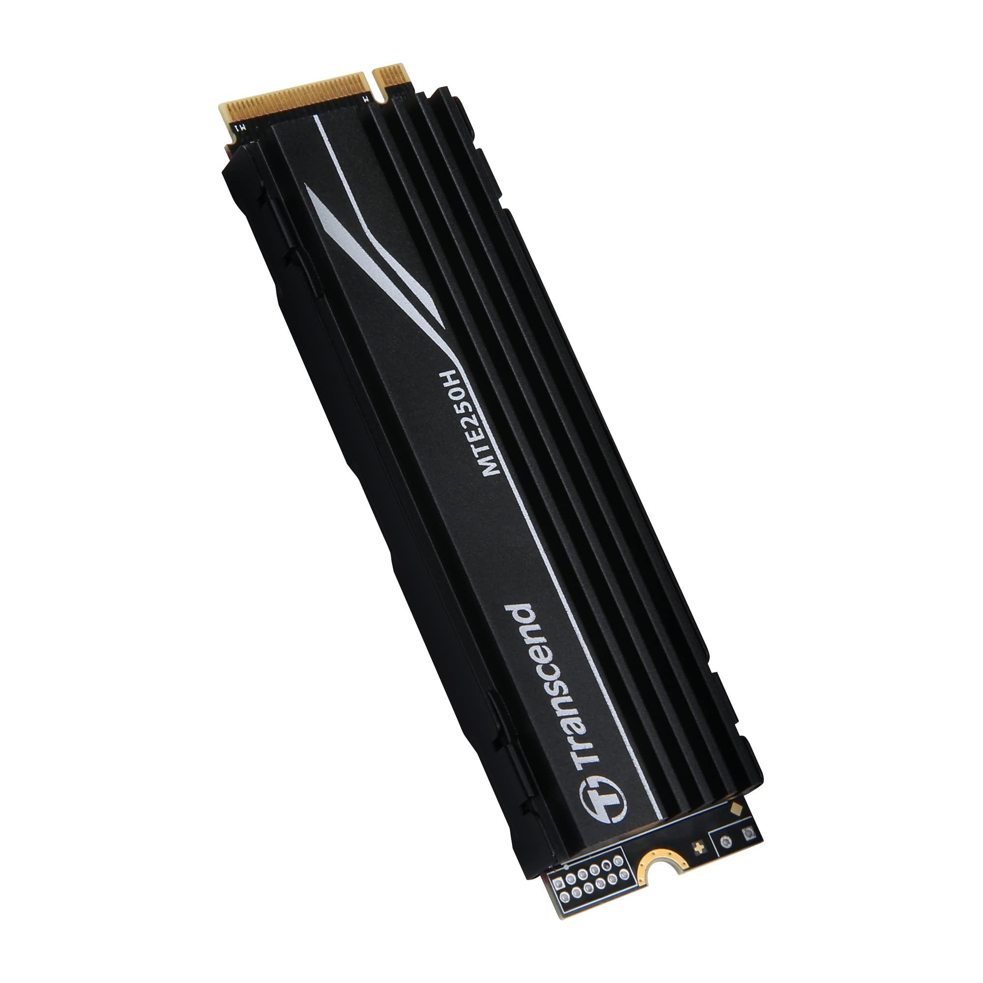 Transcend Transcend 1TB MTE250H NVMe Internal Gaming SSD Solid State Drive - Gen4x4 PCIe, M.2 2280 with Aluminum Heatsink, Compatible with PS5, Up to 7,200MB/s - TS1TMTE250H
