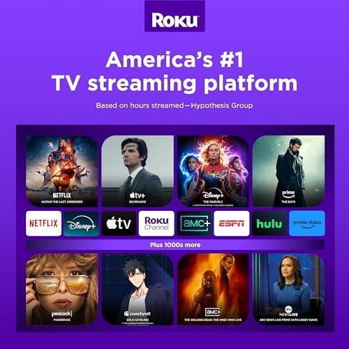 Roku Roku Smart TV 65-Inch Pro Series 4K QLED RokuTV with Backlit Roku Voice Remote Pro, Dolby Vision IQ, 120Hz Refresh Rate Live Local News, Sports, Gaming
