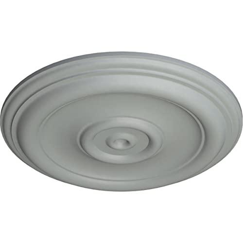Ekena Millwork Ekena Millwork Traditional-CM12TR Ceiling Medallion (Fits Canopies up to 2 3/4"), 12"OD x 1"P, Primed