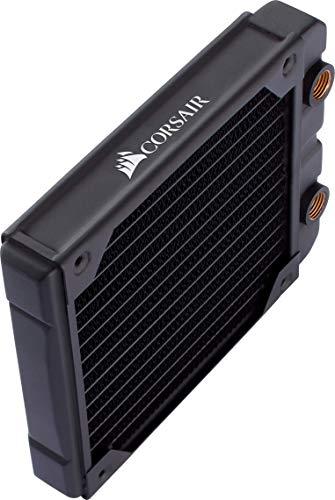 Corsair Corsair Hydro X Series, XR5 140 mm Water Cooling Radiator (Single 140mm Fan Mounts, Premium Copper Construction, Polyurethane Coating, Integrated Fan Screw Guides) Black
