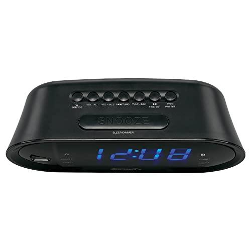 Jensen JENSEN JCR-298 JCR-298 AM/FM Dual-Alarm Digital Clock Radio with Bluetooth