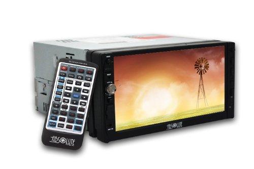 Absolute Absolute DD-3000ABT 7-Inch Double Din Multimedia DVD Player Receiver with Touch Screen System Display and Detachable Front Panel Built-in Bluetooth