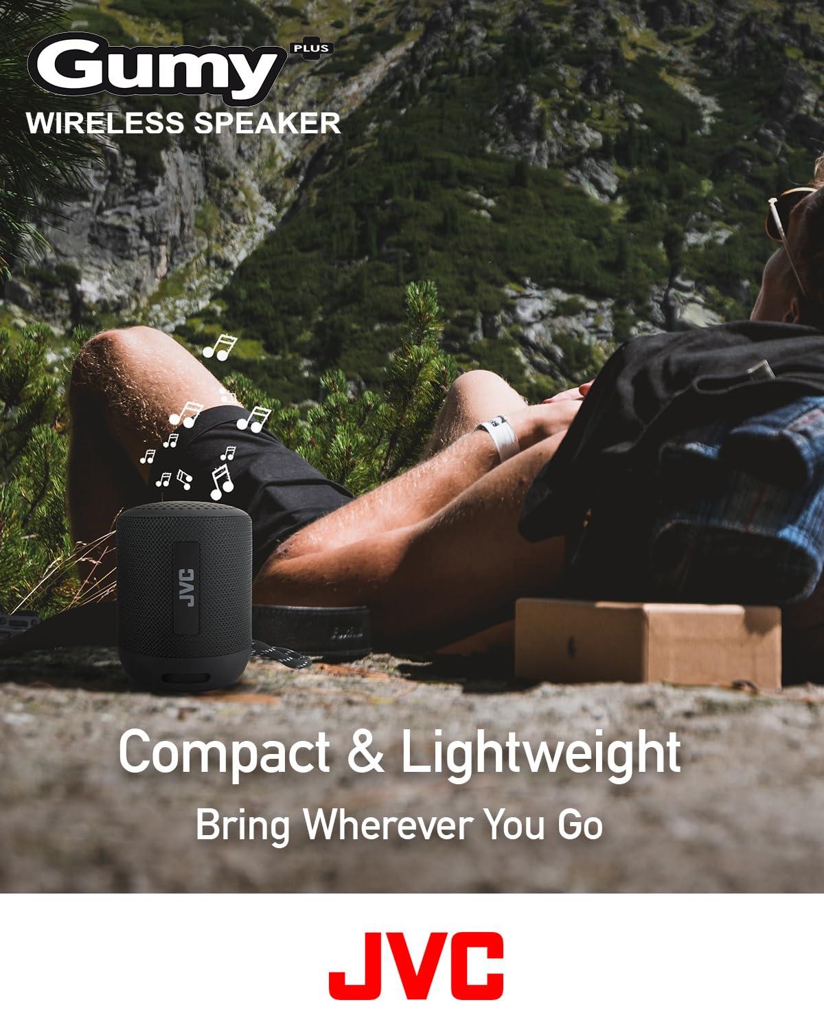 JVC JVC Portable Gumy Wireless Speakers Bundle with Surround Sound, Bluetooth 5.3, TWS Capability, USB-C, 15 and 16 Hour Battery Life