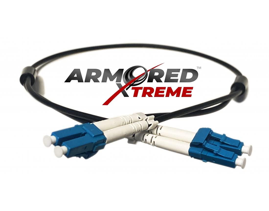 FCD FiberCablesDirect Armored Xtreme 80 Meter (262.46ft) OS2 LC LC Xtreme Armored Indoor/Outdoor Fiber Patch Cable