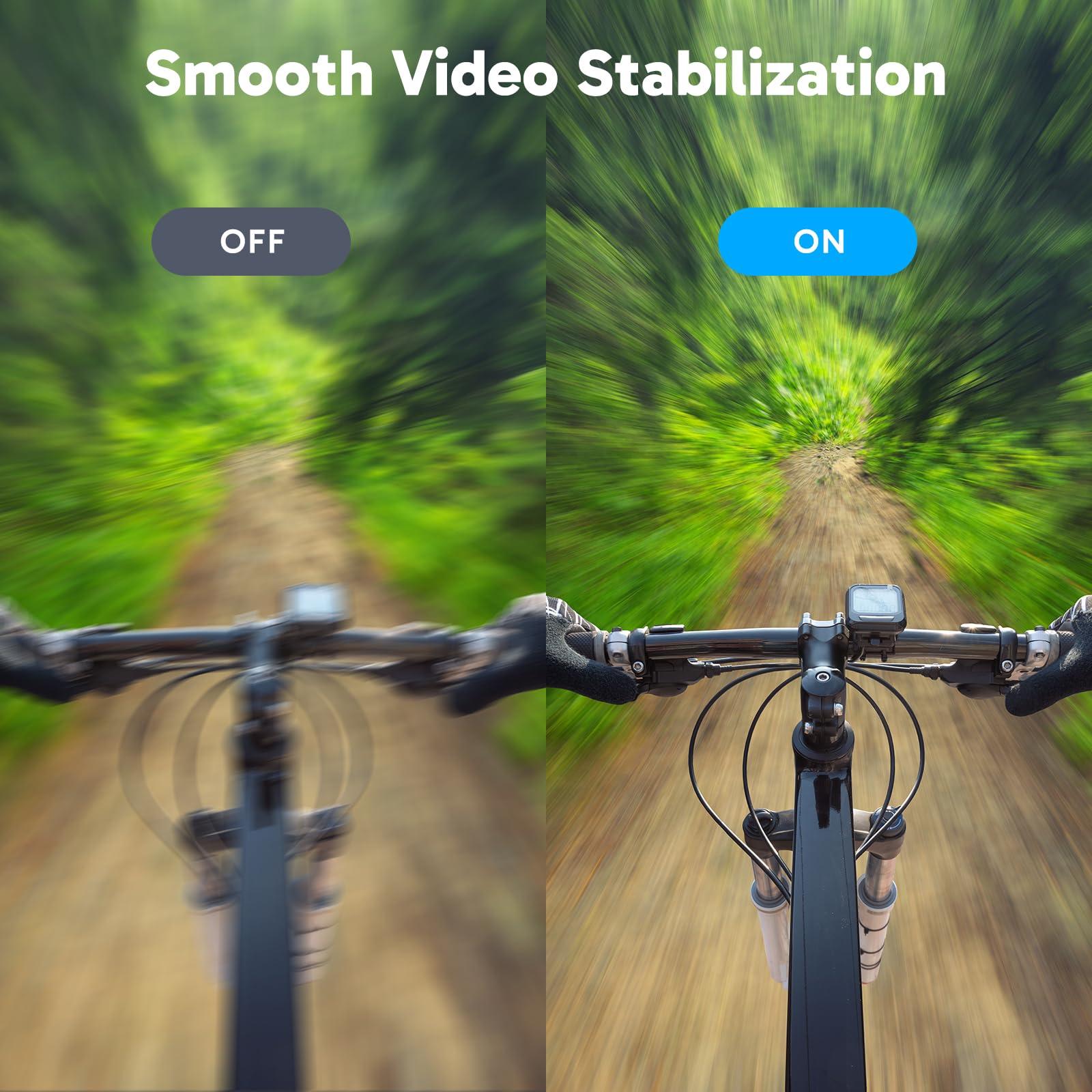 AKASO AKASO EK7000 4K30fps Action Camera - 131ft Waterproof Camera with EIS 4X Zoom Remote Control Ultra HD 20MP Underwater Camera with Accessories Kit