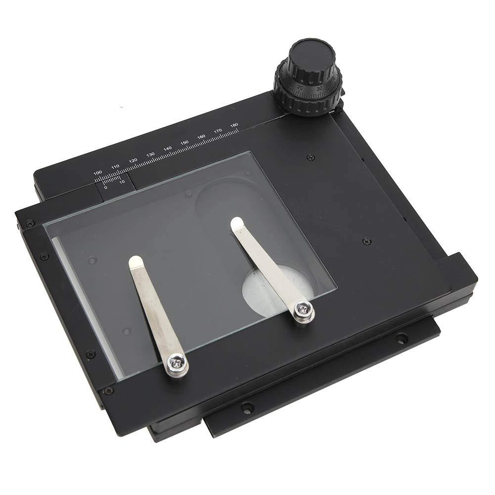 ASHATA Professional XY Gliding Table Manual Stage Removable for Stereo Digital Microscopes