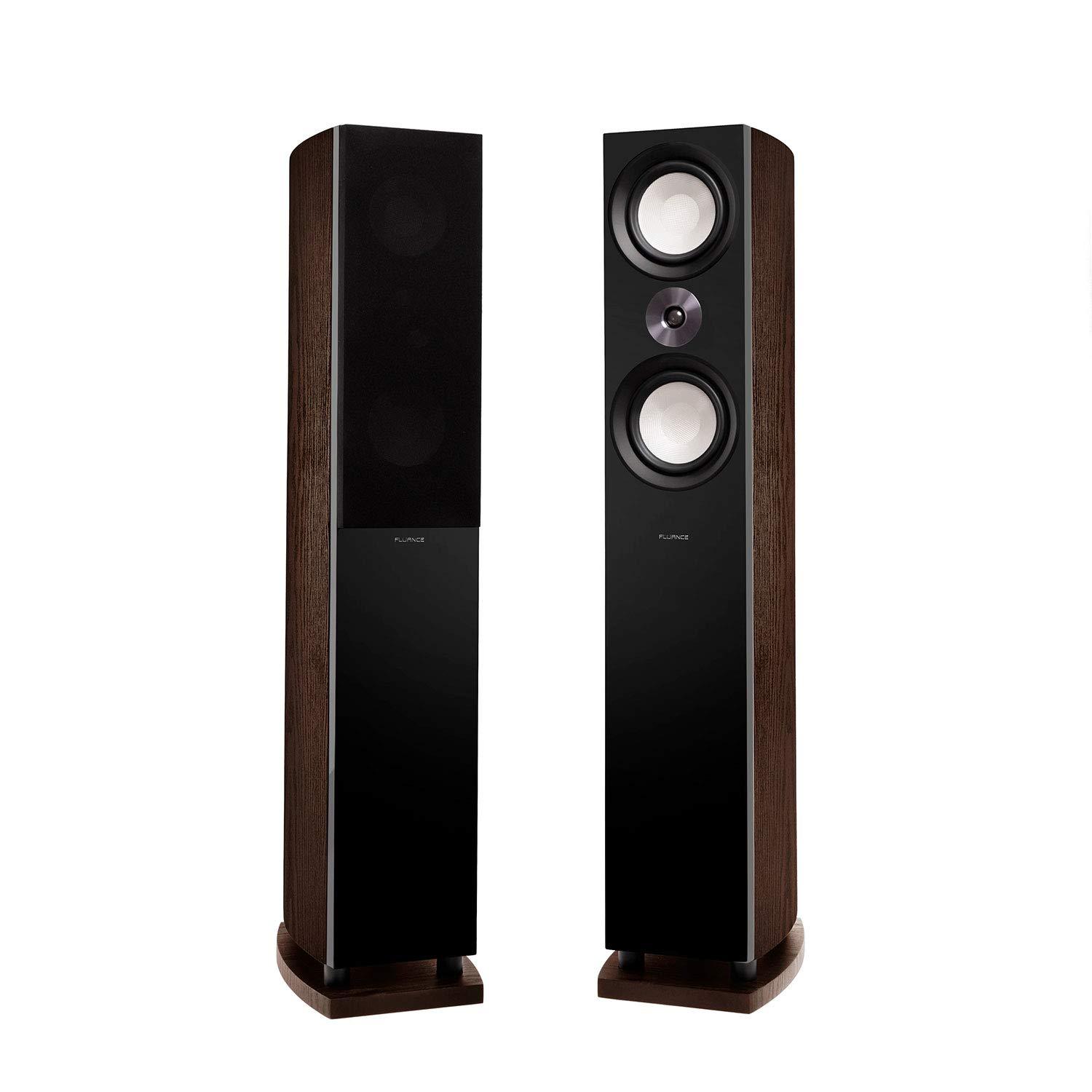 Fluance Fluance Reference Surround Sound Home Theater 7.0 Channel Speaker System Including 3-Way Floorstanding Towers, Center Channel, Surrounds and Rear Surrounds - Natural Walnut (X870WR)