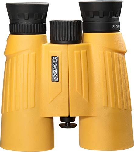 BARSKA BARSKA 10x30 WP Floatmaster Binoculars (Blue Lens, Yellow) (AB11092)
