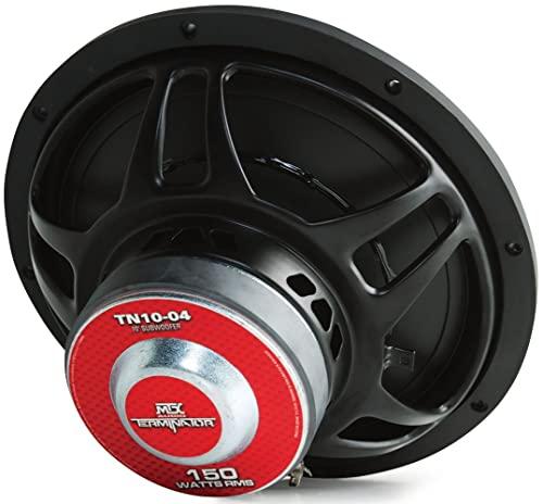 MTX MTX TN10-04 Audio 10 inch 300 Watt Car Audio 84.9 dB 4 OHM Single Voice Coil Subwoofer (4 Pack)
