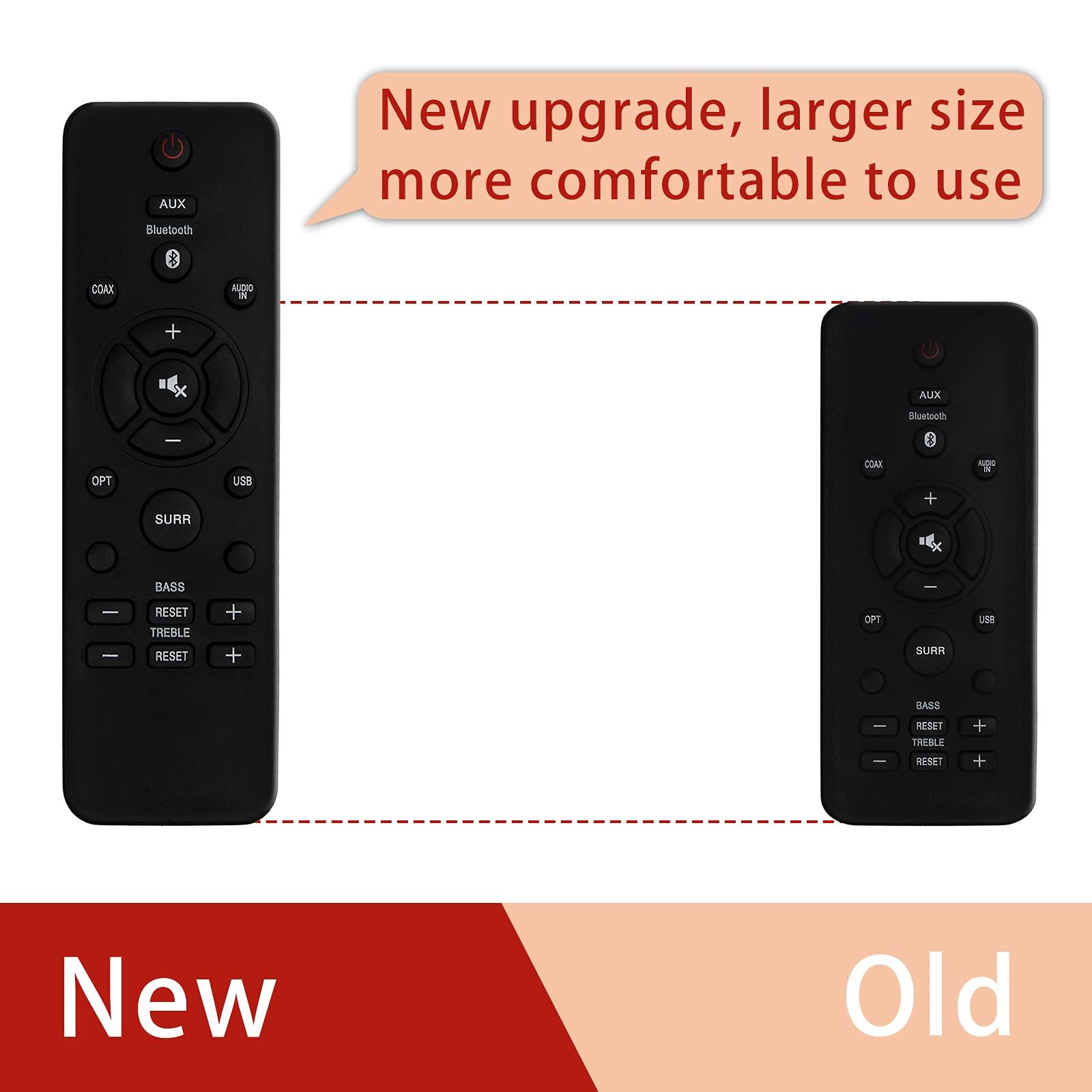 Maozhren Remote Control Compatible with Philips Soundbar Speaker HTL2151/F7 HTL2111A/F7 HTL2111A HTL2101A/F7 HTL2101A HTL2101/F7 HTL2160/F7 /F7996510059695 HTL996580004176 HTL1177BF7 HTL1170BF7 with Batteries